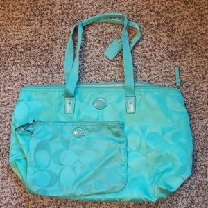 Coach bag and wristlet